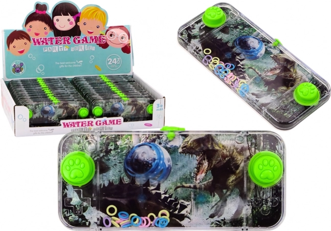 Water vaardigheidsspel dinosaurus stegosaurus – groene zakconsole