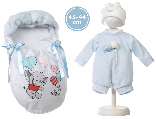 Llorens M844-51 baby poppenkleertjes NIEUWGEBOREN maat 43-44 cm