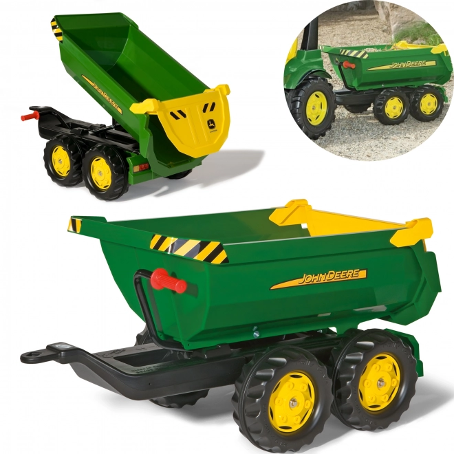 Rolly Toys aanhanger met kiepbak John Deere