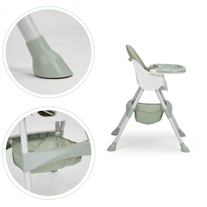2-in-1 Kinderstoel met 5-puntsgordels ECOTOYS Azura