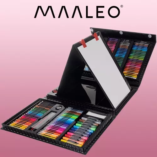 Schilderset in koffer - 208 stuks Maaleo 21645