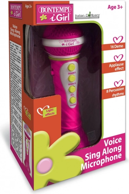 Karaoke microfoon met lichteffecten