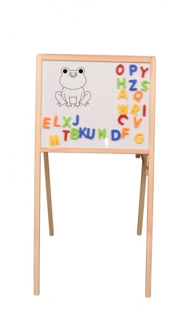 Dubbelzijdig magnetisch bord voor kinderen met accessoires