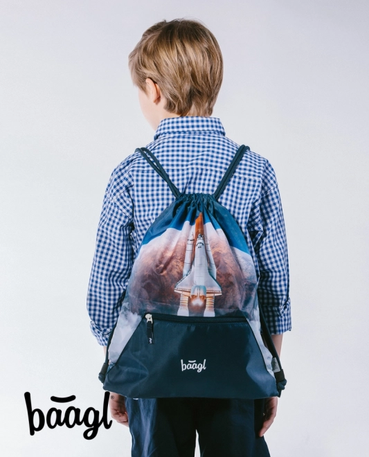 BAAGL SET 5 Shelly Ruimteshuttle: schooltas, etui, zak, map, doos