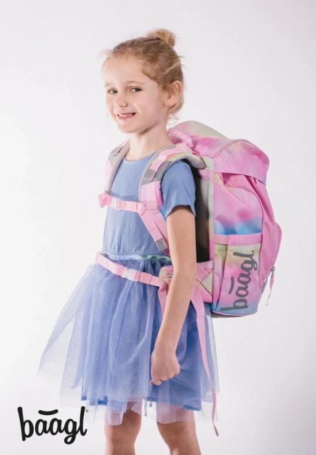 BAAGL Schoolrugzak Airy Rainbow Unicorn