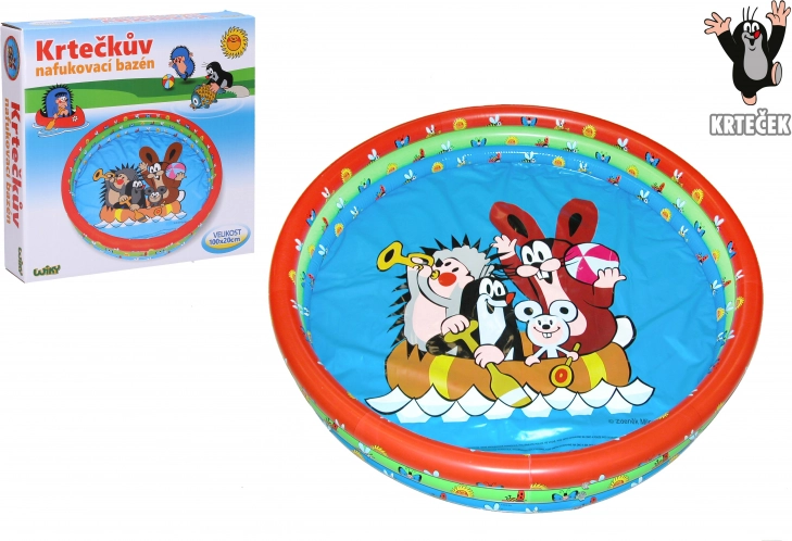 Kinder opblaasbaar zwembad MOLLETJE 100 × 20 cm