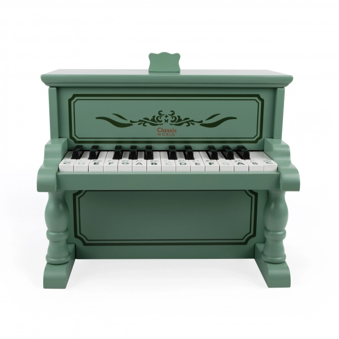 Houten piano Classic World met lesboek