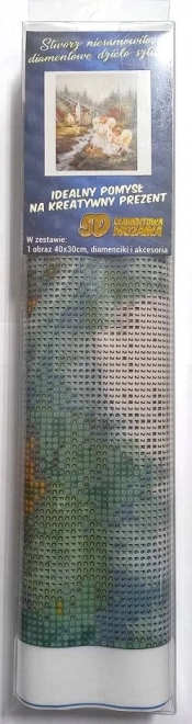 NORIMPEX Diamant schilderen Engeltjes 30x40cm