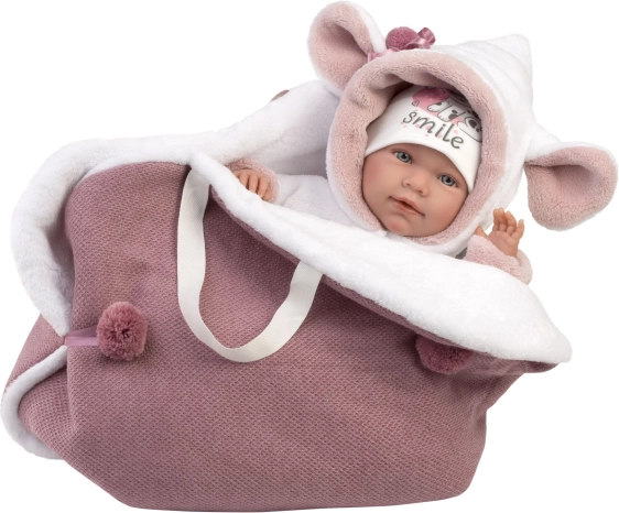 Stijlvolle roze‑witte wikkeldoek en accessoires