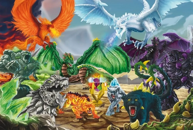 Puzzel Eldrador: Strijd om de superkristal met figuur