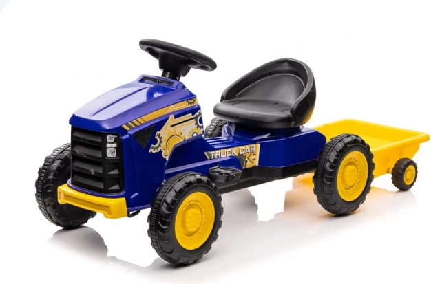 Traptractor blauw