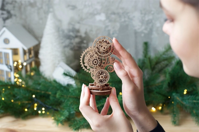 Ugears 3D houten mechanische puzzel Steampunk klok