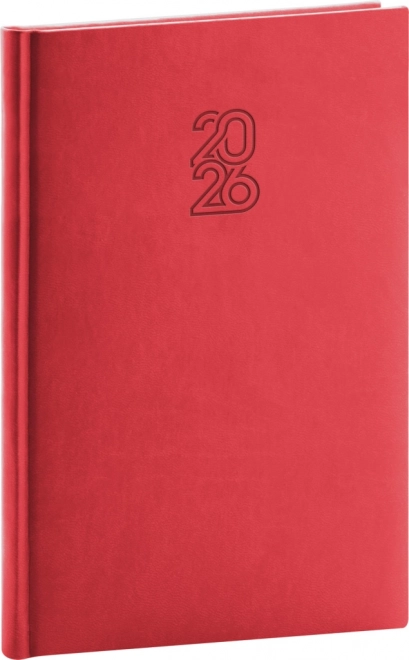 Weekagenda Aprint 2026 rood 15 x 21 cm