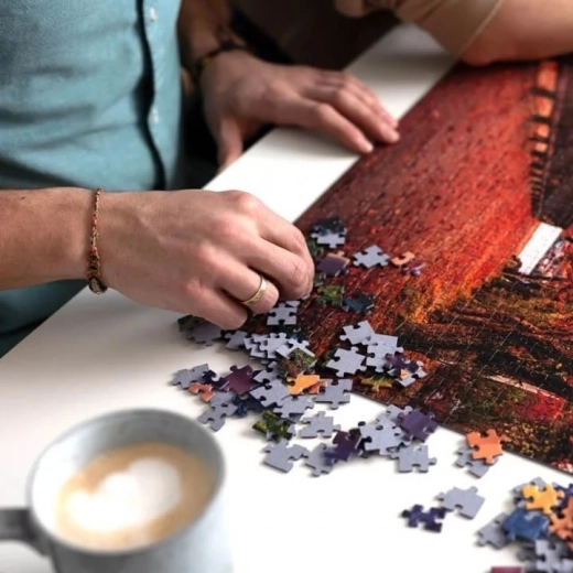 Comfortabel puzzelen thuis