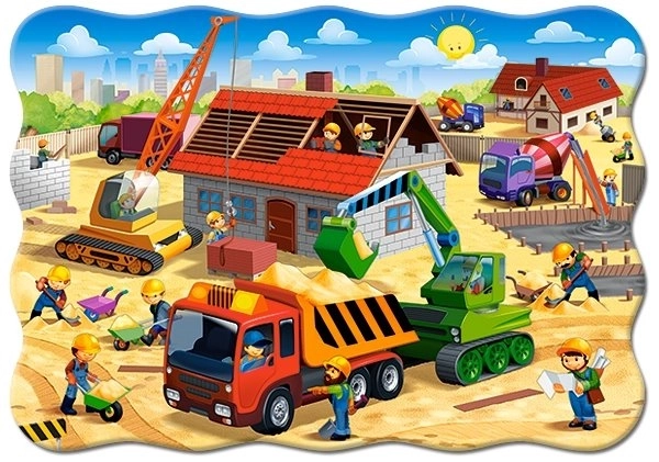 Puzzel Huis in de Bouw 30 stukjes