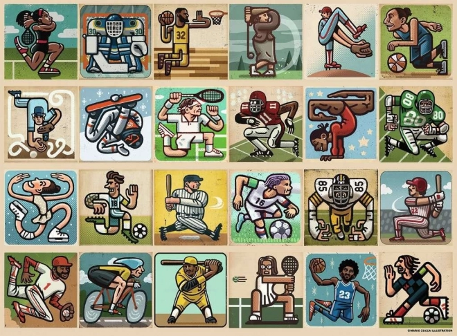 RAVENSBURGER puzzel geweldige sporters XXL 300 stukjes