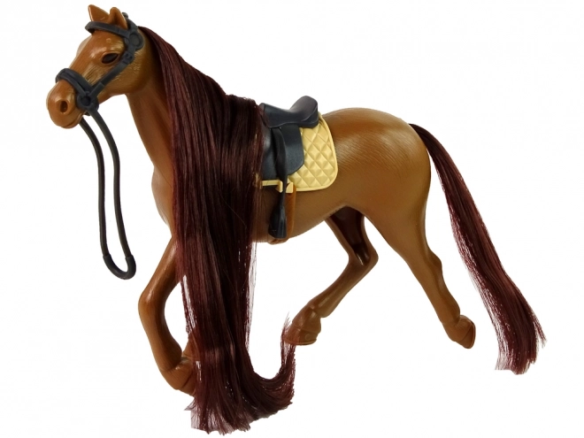 Set Boerderijstal Figuren Verzorgingsaccessoires voor Paarden