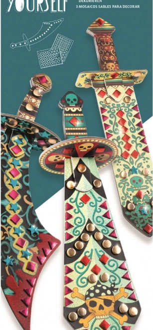 DJECO DIY glinsterende zwaarden voor ridders