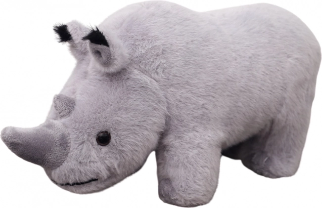 Neushoorn pluche speelgoed grijs 30 cm