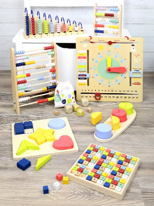 Small Foot Educatieve kleurrijke breukentabel