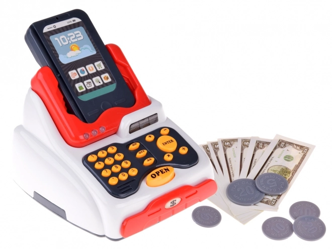 Kinderset kassa met terminal en scanner