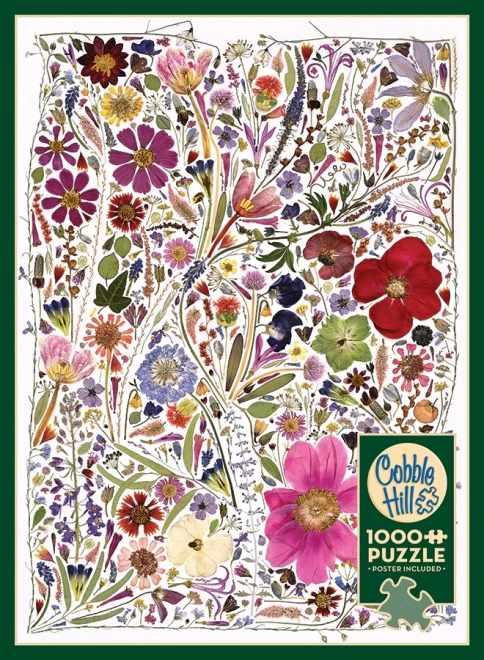 Puzzel Geperste Bloemen Lente 1000 Stukken door Cobble Hill