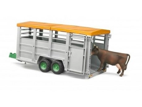 Bruder Dierentransportwagen met koeienfiguur