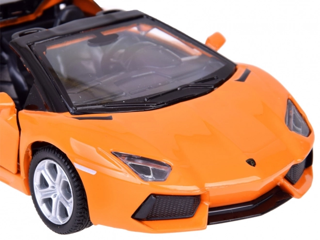 Metaal modelauto Lamborghini Aventador Roadster 1:32 interactief