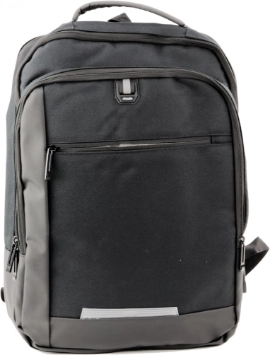 Heren USB Business Rugzak voor Laptop zwart 16L 45cm
