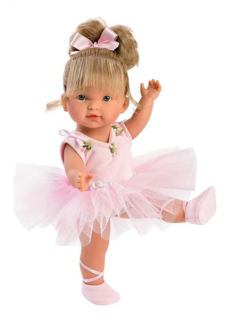 Llorens Valeria Balletpop met bloemen 28 cm