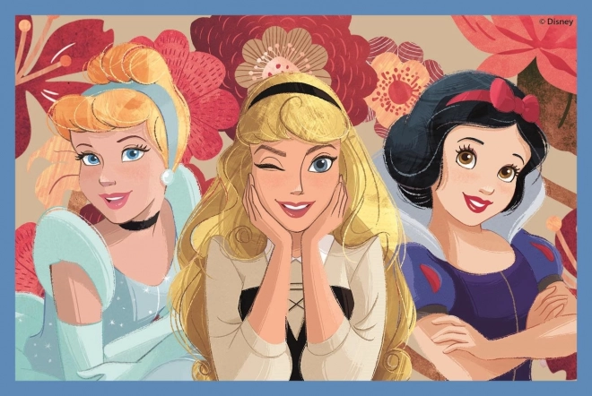 CLEMENTONI Beeldblokjes Disney prinsessen, 6 blokken