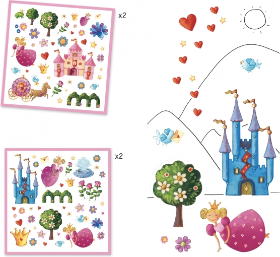 Stickers Prinses DJECO