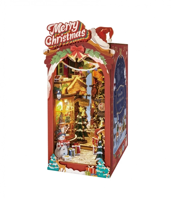 Handgemaakt Kerststraat Boeksteun