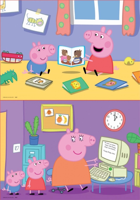 Educa Puzzel Varkentje Peppa 2x20 stukjes
