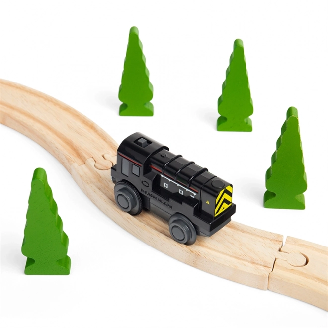 Bigjigs Rail diesel rangeerlocomotief op batterij