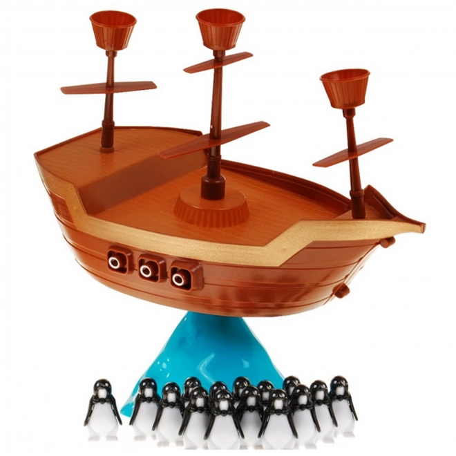Woopie piratenschip van pinguïns