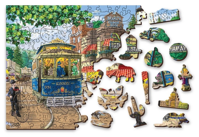 Dubbelzijdige 2-in-1 puzzel voor dubbele pret