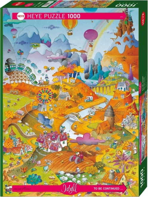 Puzzel 1000 stukjes Idylle - Veld