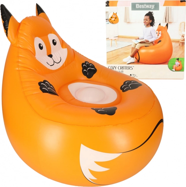Opblaasbare kinderfauteuil BESTWAY – Vos