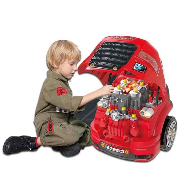Woopie Grote vrachtwagen bouwset met accessoires