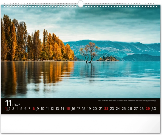 Wandkalender Landschappen 2026