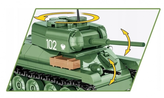 COBI 2716 II WW T-34-85, 1:48, 286 st