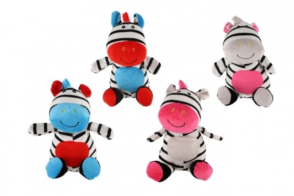 Pluche rammelaar Zebra voor baby's