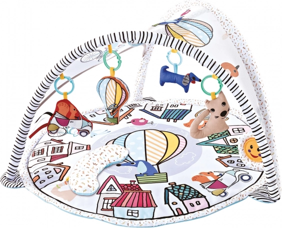 Speelkleed voor baby’s Town Square met babygym en speelgoed