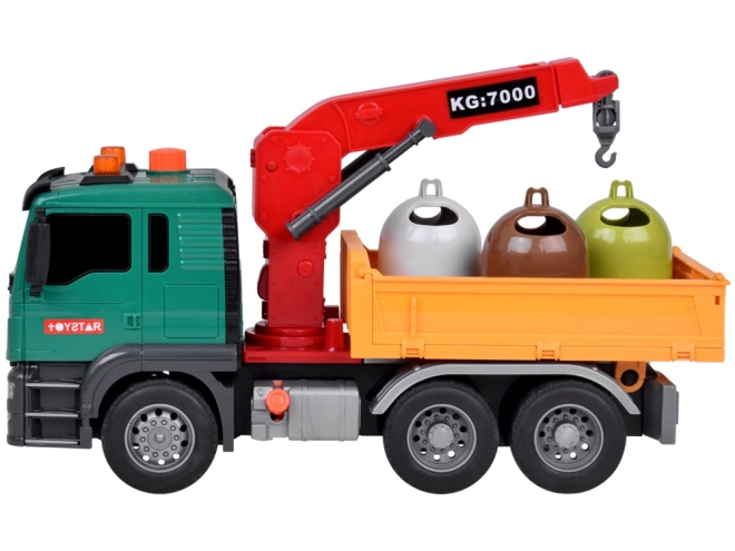 Educatieve vuilniswagen met containers Toytar