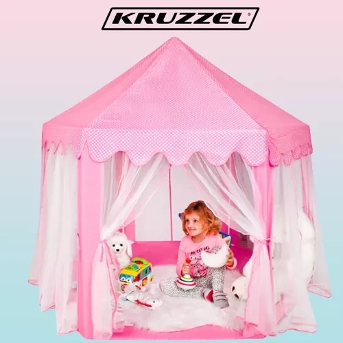 Kruzzel roze kinder tent 23869
