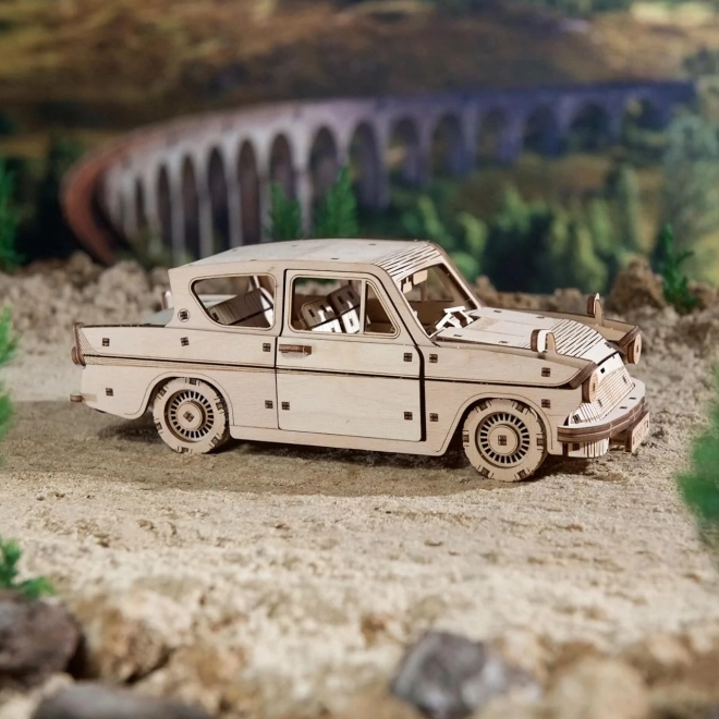 Ugears 3D houten mechanische puzzel Harry Potter Vliegende Ford Anglia