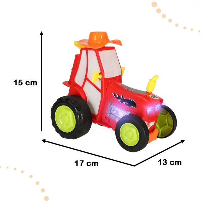 Springende speelgoedtractor met afstandsbediening