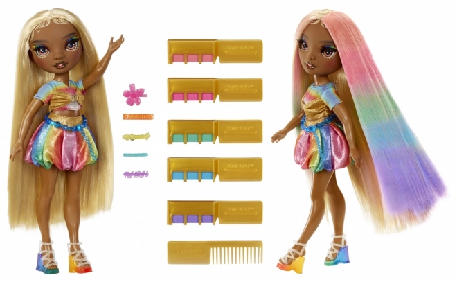 Rainbow High pop Meline met haarkrijt