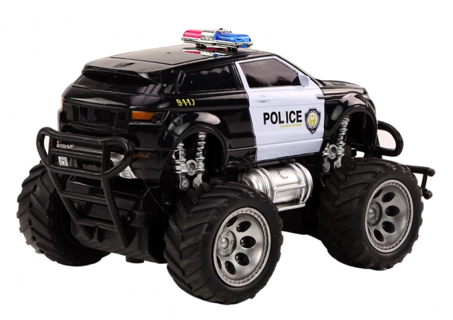 RC terrein politieauto met afstandsbediening 1:24
